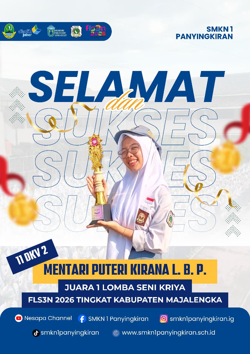 Juara 1 Lomba Seni Kriya - FLS3N 2026 Tingkat Kabupaten Majalengka